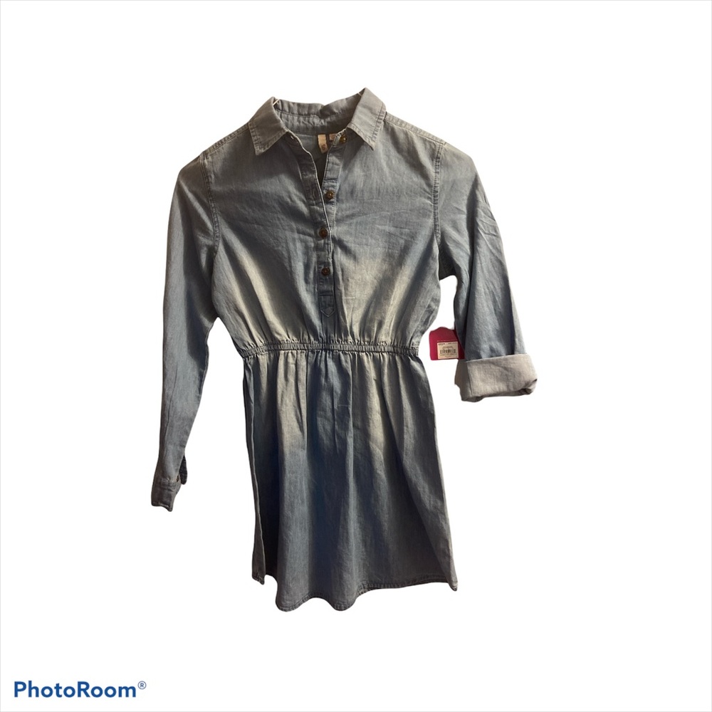 So Chambray Shirt dress